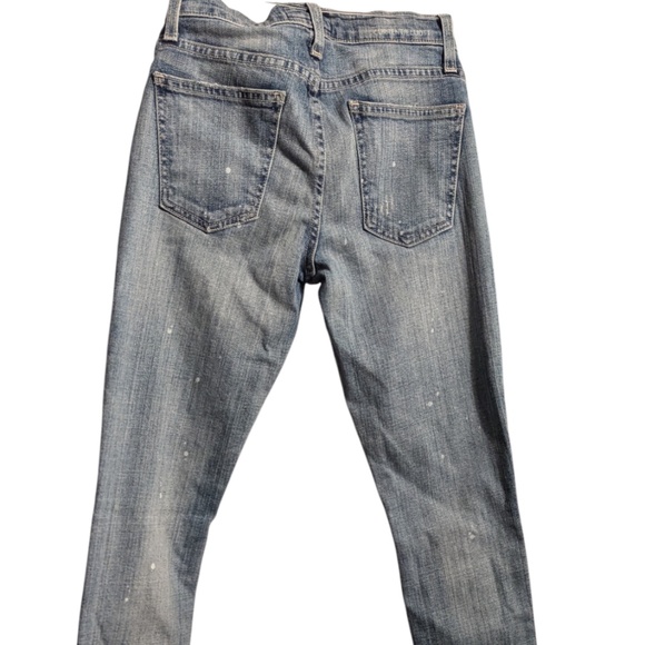 Current / Elliott Distressed Paint Splatter 80's Skinny - Picture 2 of 4